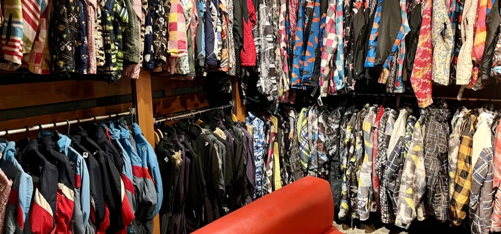 Roupas de neve em Bariloche